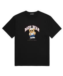 DADY BEAR  오버핏 반팔 티셔츠 (VNDTS208) 블랙