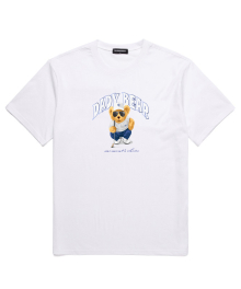 DADY BEAR  오버핏 반팔 티셔츠 (VNDTS208) 화이트