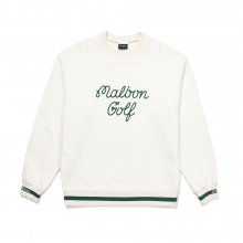 MALBON Logo 포인트 크루넥 셔츠 IVORY (MAN)