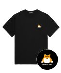 웰시코기 오버핏 반팔 티셔츠 (VNDTS213) 블랙