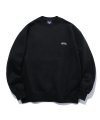 (24SS) [ONEMILE WEAR] SMALL ARCH CREWNECK BLACK