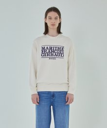 CLASSIC LOGO KNIT PULLOVER ivory