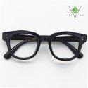 라플로리다(LAFLORIDA) 폴 유광 블랙 뿔테 안경 GLASSES