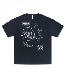 FREE DRAWING T-SHIRT - BLACK