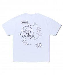 FREE DRAWING T-SHIRT - WHITE