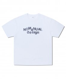 MOTION GRAPHIC T-SHIRT - WHITE