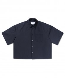 NM BOX HALF SHIRTS - BLACK