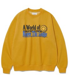 PEACE SWEATSHIRT [MUSTARD]