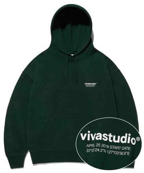 MUSINSA | VIVASTUDIO LOCATION HOODIE [GREEN]