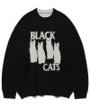 BLACK CAT KNIT [BLACK]