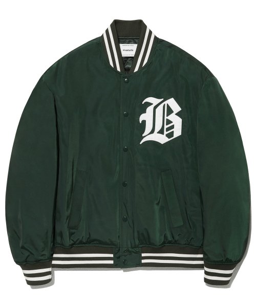 MUSINSA | VIVASTUDIO NYLON STADIUM JACKET [GREEN]