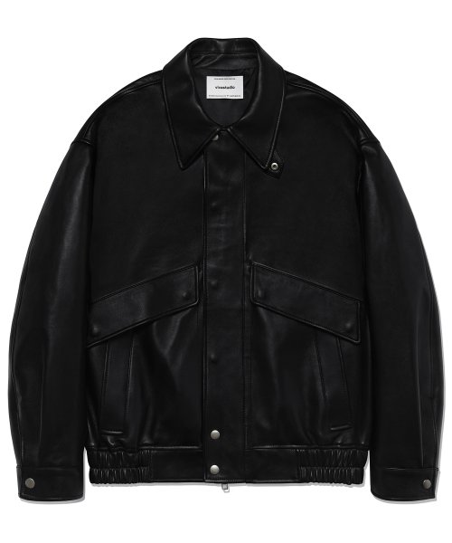 비바스튜디오(VIVASTUDIO) OVERFIT BLOUSON [BLACK] - 사이즈