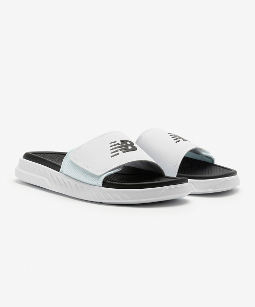 ★New Balance★ NBRJFS110W NB CUSHIONING SLIDE SD1501WT3 WHI New Balance Cushioning Slides 'White' SD1501WT3