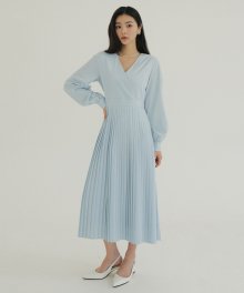 KACK WRAP PLEATS OPS SKY BLUE