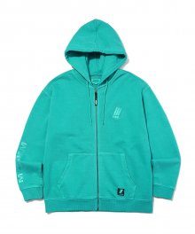 PIGMENT HOOD ZIPUP MINT