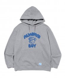 ALAWAYS BOY GRAPHIC HOODIE GRAY