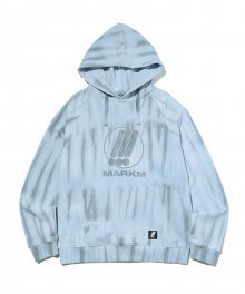 SYMBOL TIEDYE HOODIE GREY