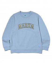 MARKM APPLIQUE SWEATSHIRT LIGHT BLUE