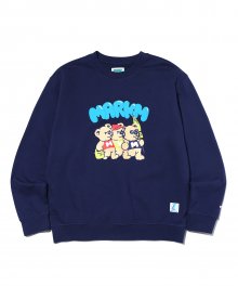 THREE BEAR SWEATSHIRT NAVY