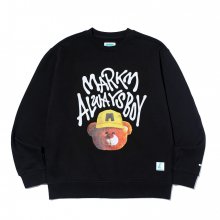 GRAFFITI BEAR SWEATSHIRT BLACK