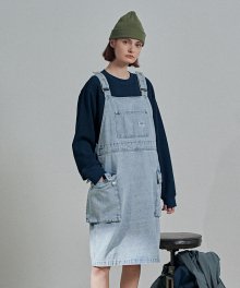 데님 오버롤 스커트 DENIM OVERALL SKIRT