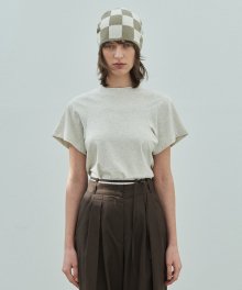 SOFT FLARE TEE (oatmeal)