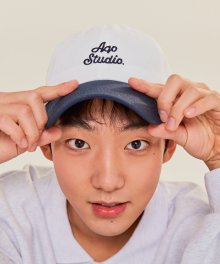 AQO A-LOGO BALLCAP WHITE