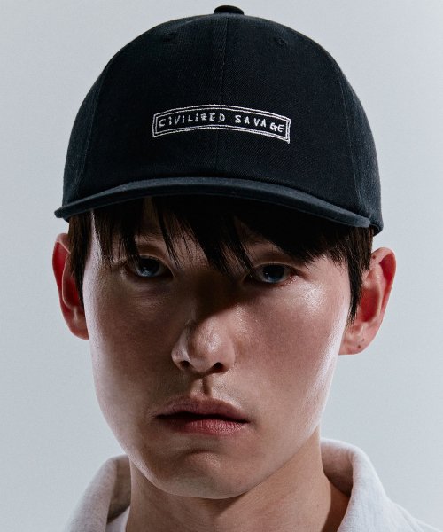 플랙() 런업 X 플랙 자수 볼캡 블랙 상품 이미지