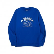 FOR LIFE IN THE OPEN GRAPHIC SWEATSHIRTS R/BLUE_FN1KM05U