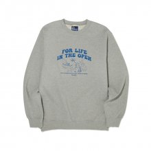 FOR LIFE IN THE OPEN GRAPHIC SWEATSHIRTS M/GREY_FN1KM04U