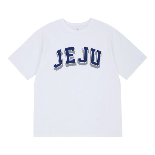 【 PROJECT】Jeju Dawn Logo T-Shirt 아일랜드 프로젝트]JEJU Dawn Logo T-Shirt - Khaki