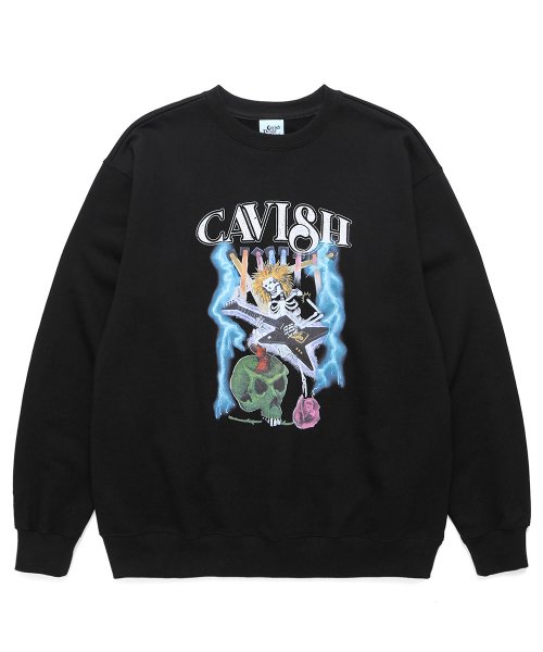 black skeleton sweatshirt