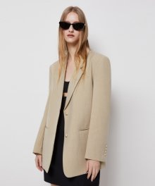 STANDARD SINGLE JACKET_LIGHT BEIGE