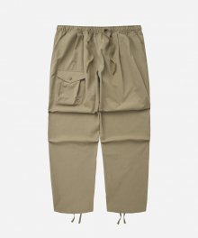 ARMY TWO TUCK RELAXED PANTS _ BEIGE