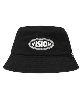 비전스트릿웨어(VISION STREETWEAR) VSW Oval Bucket Hat Black 상품 이미지