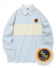 VSW Emblem Polo T-Shirts Sky Blue