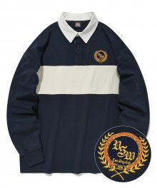 VSW Emblem Polo T-Shirts Navy