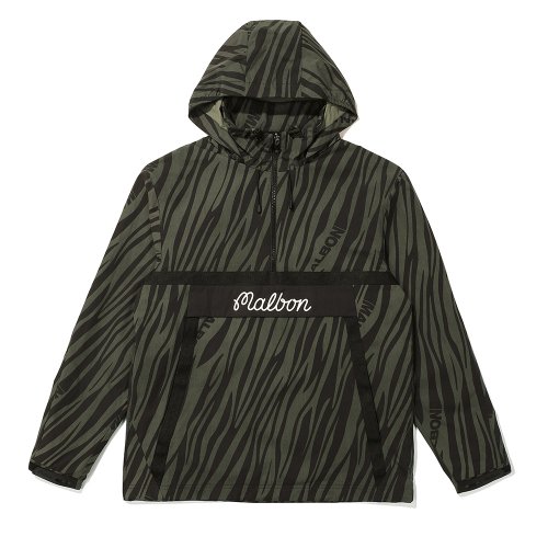 Centre X Malbon Golf Evergreen Nylon Anorak (Black)