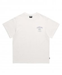 [ 참스 X 비비지 ] 은하 라일락 티셔츠 화이트