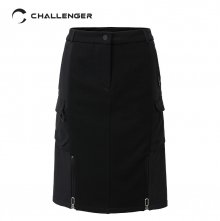 Side Zip Medium Jersey Skirt(Women)_CHB1WSK0214BK