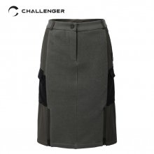 Side Zip Medium Jersey Skirt(Women)_CHB1WSK0214KH