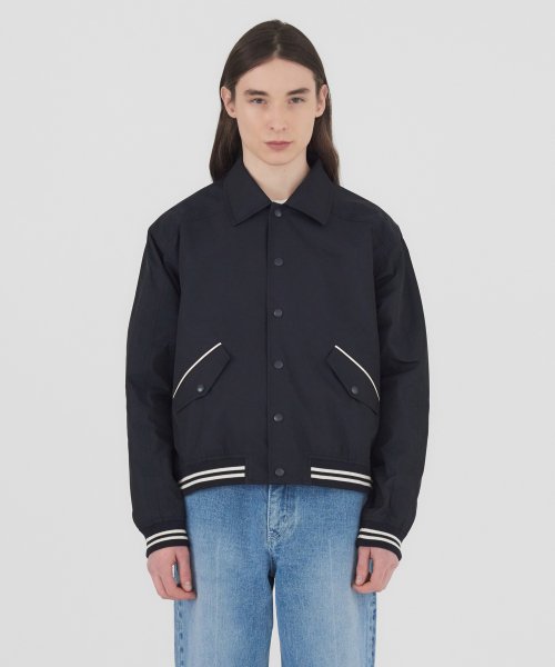 Saint laurent teddy sales jacket navy