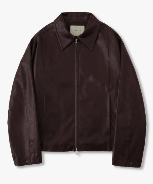 Lemard Overfit Vegan Leather Jacketレザー - www.isonet.lu