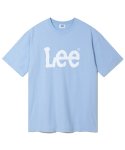 리(LEE) 빅 트위치 로고 티셔츠 스카이 블루