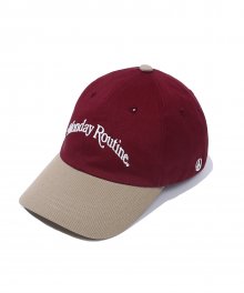 MONDAY ROUTINE ARCH LOGO CAP RED
