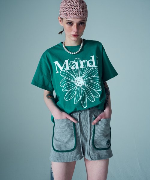 마르디 메크르디(MARDI MERCREDI) TSHIRT FLOWERMARDI WASHED_GREEN... 무신사 마르디 메크르디(MARDI MERCREDI)  TSHIRT FLOWERMARDI... 