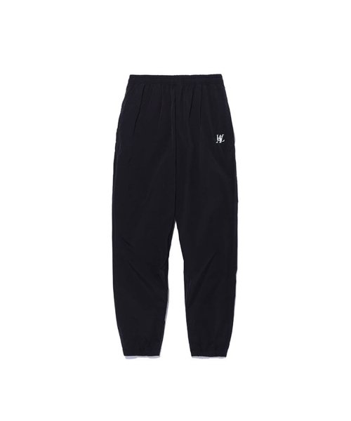 Wooalong Nylon Sharp Jogger Pants Black Anygenes Com