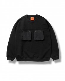 (VLADIMIR) HARDTACK 스웻 맨투맨 셔츠 블랙