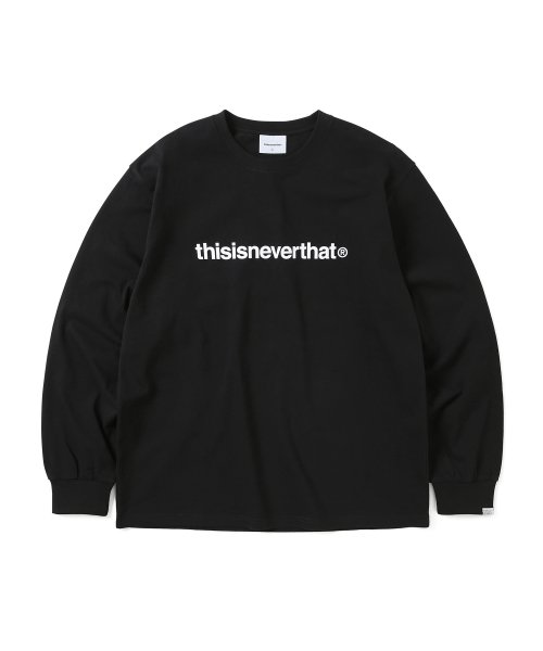 MUSINSA | thisisneverthat® T-Logo L/S Tee_Black