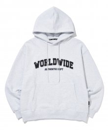 WORLDWIDE AUTHENTIC PATCH HOODIE_GY(22SPTP02)